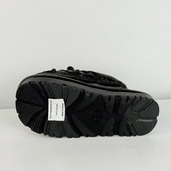 Women 7 - UGG HI Shine Spaceslider Slide Black Sandal - Picture 7 of 8